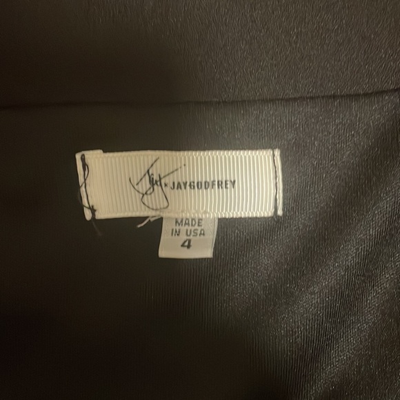 Jay Godfrey Black Cocktail Dress (size 4) - Picture 7 of 10